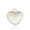 Heart Platinum Plated Alloy Enamel Pendants PALLOY-J604-03P-2