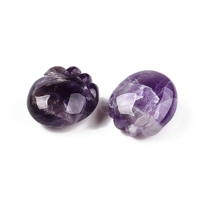 Natural Amethyst Footprint Figurines DJEW-N003-02B-1