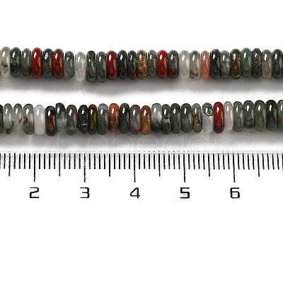 Natural African Bloodstone Beads Strands G-G084-A05-01-1