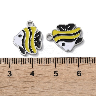 304 Stainless Steel Pendants STAS-C083-10P-01-1