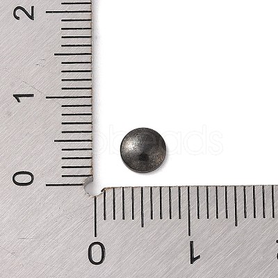 Magnetic Synthetic Hematite Cabochons FIND-A037-01-1