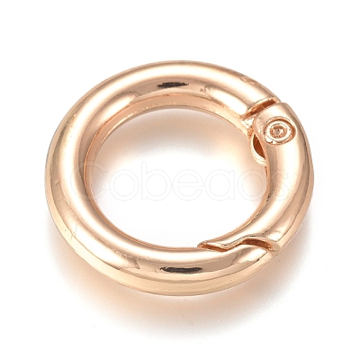 Alloy Spring Gate Ring PALLOY-WH0066-19A-1