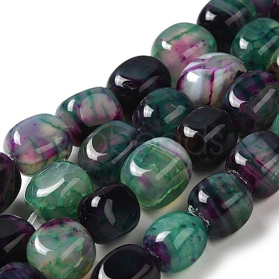 Natural Agate Beads Strands G-H295-A01-13-1