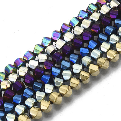 Electroplate Non-magnetic Synthetic Hematite Beads Strands G-S352-35B-M-1