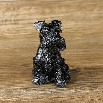 Resin Schnauzer Display Decoration PW-WG27431-01-1