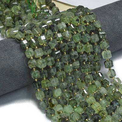 Natural Prehnite Beads Strands G-K389-A72-01-1