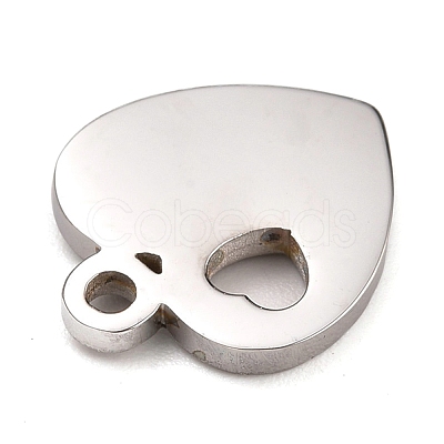 304 Stainless Steel Charms STAS-L245-001P-1