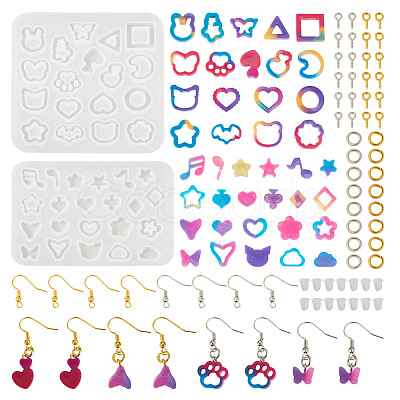 DIY Earring Making Kits DIY-TA0004-27-1