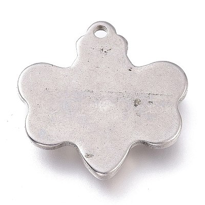 Tarnish Resistant 304 Stainless Steel Pendants STAS-P252-02P-1