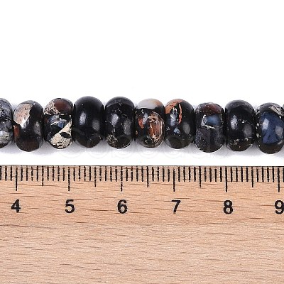 Dyed Synthetic Imperial Jasper Beads Strands G-P529-E01-A07-1