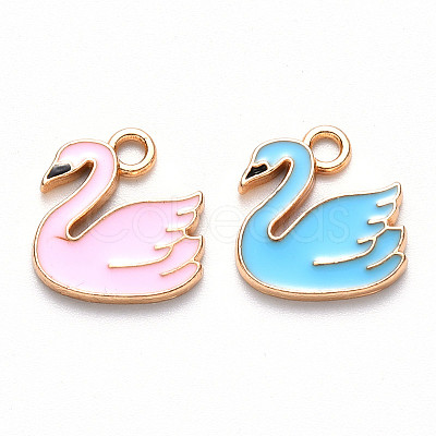 Alloy Enamel Charms X-ENAM-S121-069C-1