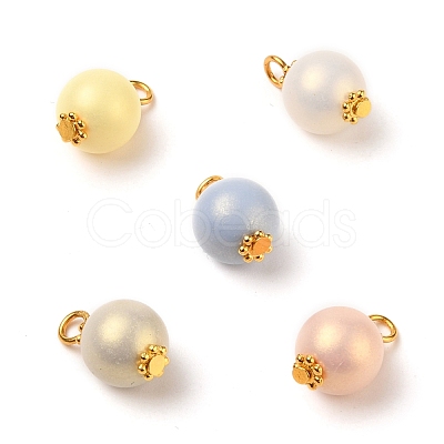 Alloy Acrylic Beads Pendants PALLOY-JF00481-1