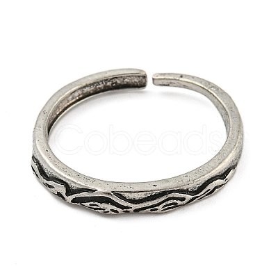 Alloy Cuff Rings for Women RJEW-A034-05AS-1