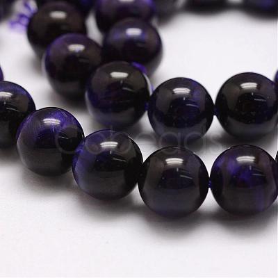 Natural Tiger Eye Bead Strands G-P230-08-D-8mm-1