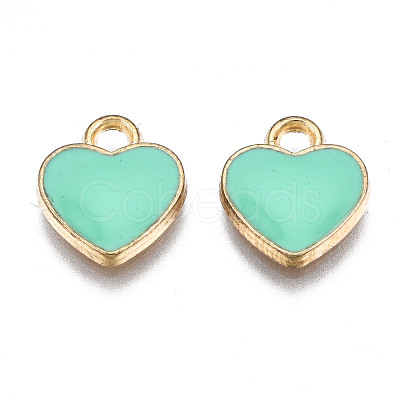 Alloy Enamel Charms X-ENAM-S121-041E-1