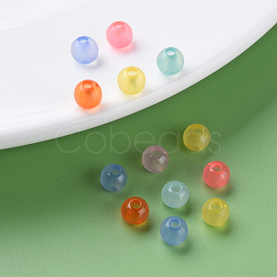 Transparent Acrylic Beads X-MACR-S370-I6mm-1