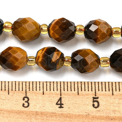 Natural Tiger Eye Beads Strands G-N342-60-1