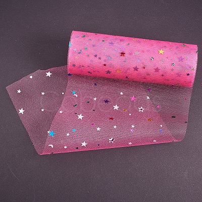 Star Sequin Deco Mesh Ribbons OCOR-P010-F04-1