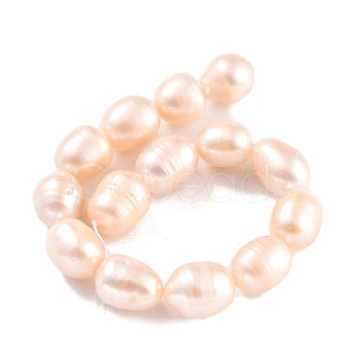 Natural Cultured Freshwater Pearl Beads Strands PEAR-P062-12E-1