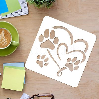 Plastic Reusable Drawing Painting Stencils Templates DIY-WH0172-142-1