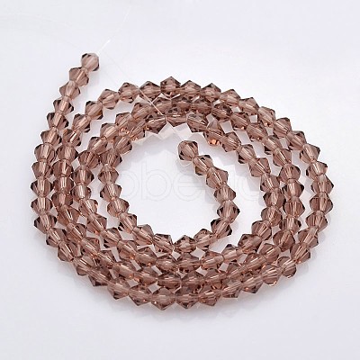 Bicone Glass Beads Strands EGLA-P016-3mm-03-1