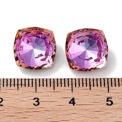 Glass Rhinestone Cabochons RGLA-G020-03A-D502-1