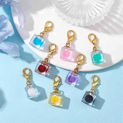 8pcs Plastic Pendants Decorations HJEW-JM01822-1