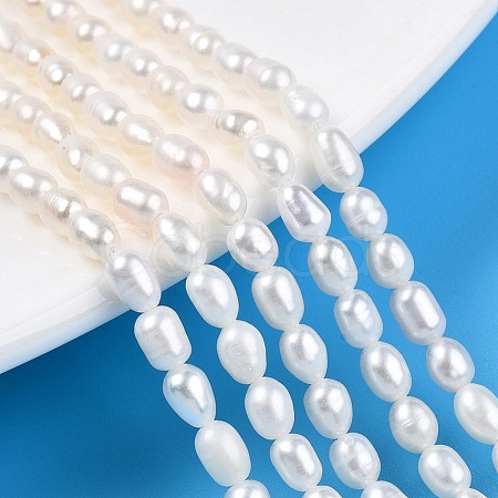 Natural Cultured Freshwater Pearl Beads Strands PEAR-N012-03N-1