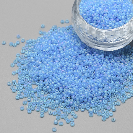 12/0 Grade A Round Glass Seed Beads SEED-Q010-M546-1