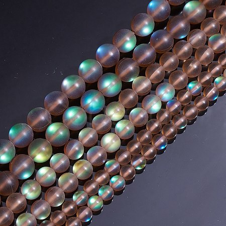 Synthetic Moonstone Beads Strands G-SZ0001-81C-1