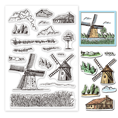 Custom PVC Plastic Clear Stamps DIY-WH0448-0508-1