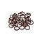 Metal Open Jump Rings, Red Copper, 20x2mm