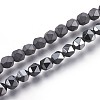 Non-magnetic Synthetic Hematite Beads Strands G-P401-04-2