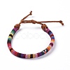 Rope Cloth Ethnic Cords Bracelets BJEW-JB04183-M-2