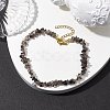 Natural Ice Obsidian Anklets AJEW-AN00592-08-2