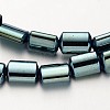 Electroplate Non-magnetic Synthetic Hematite Bead Strands G-F300-01A-07-1