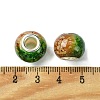 Two Tone Glass European Beads GPDL-K003-01A-3