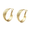 PVD Vacuum Plating 202 Stainless Steel Hoop Earrings EJEW-A041-02G-1