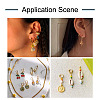 YILISI 6 Pairs 3 Styles Brass Huggie Hoop Earrings EJEW-YS0001-01-15