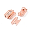 Zinc Alloy Rhinestone Bikini Clips FIND-WH0032-07RG-3