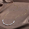 925 Sterling Silver with Natural Pearls Beads Necklaces NJEW-Z030-06G-2