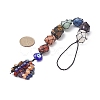 7 Chakra Nuggets Natural Gemstone Pocket Pendant Decorations HJEW-JM01049-01-3