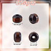 GOMAKERER Dyed Natural Wood Beads WOOD-GO0001-07B-2