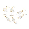Brass Dangle Earrings EJEW-JE04594-1