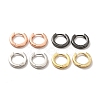 Rack Plating Brass Huggie Hoop Earrings EJEW-K093-01A-1