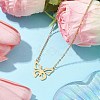 Hollow Butterfly 304 Stainless Steel Pendant Necklaces NJEW-JN04814-02-2
