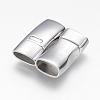 304 Stainless Steel Magnetic Clasps with Glue-in Ends STAS-G143-83B-2
