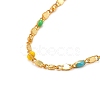 Brass Lumachina Chain Necklaces NJEW-JN03497-3
