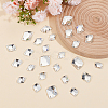 GOMAKERER 72Pcs 3 Style Irregular Rhombus Glass Sew On Rhinestone GLAA-GO0001-14-4