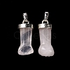 Natural Rose Quartz Pendants G-K322-01F-P-01-3